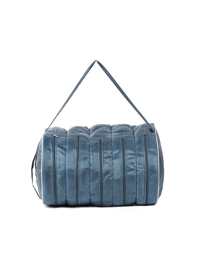 AKASH Shoe Bag Navy Color | Compact Storage Bag 31×20×4 Cm | Durable Breathable Fabric Organizer | Dustproof Protector | Easy Carry Handles | Space Saver Design - Image 1